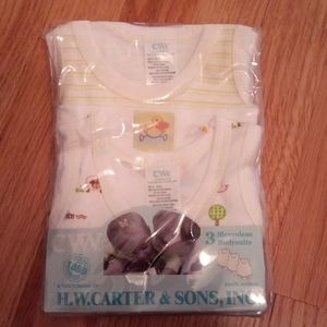Newborn sleeveless bodysuits